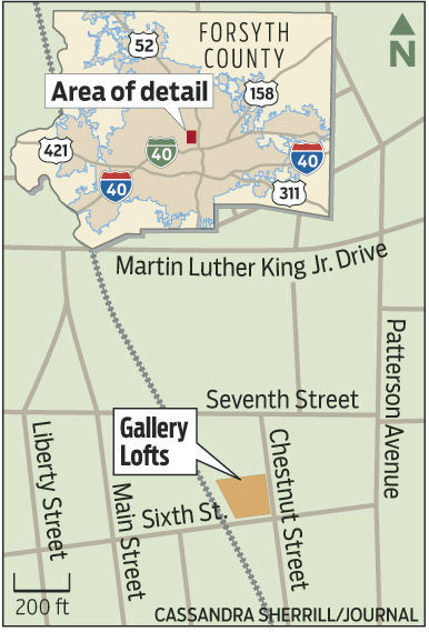 Gallery Lofts map